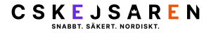 CSKejsaren Logo. Snabbt. Säkert. Nordiskt.