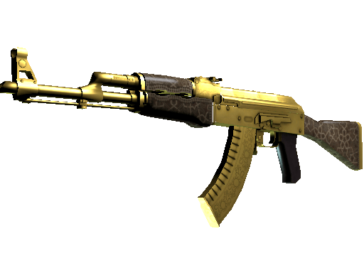 CS2 AK-47 Gold Arabesque från 2021 Dust 2 collection
